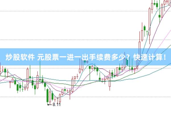 炒股软件 元股票一进一出手续费多少？快速计算！