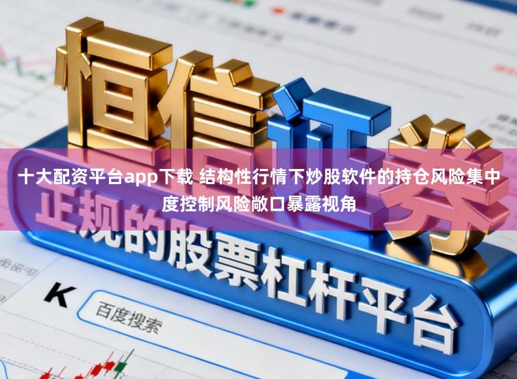 十大配资平台app下载 结构性行情下炒股软件的持仓风险集中度控制风险敞口暴露视角