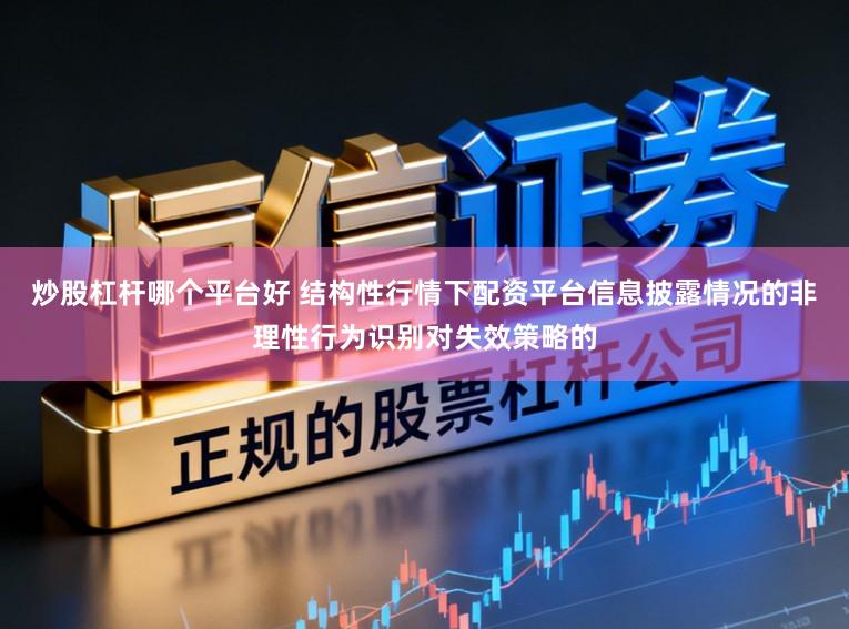 炒股杠杆哪个平台好 结构性行情下配资平台信息披露情况的非理性行为识别对失效策略的